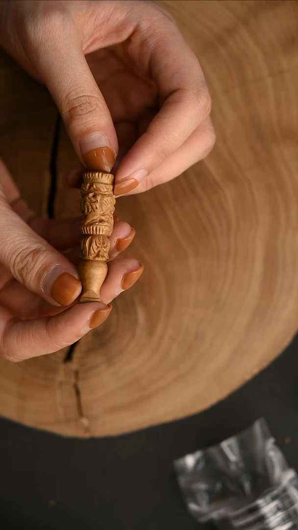 檀香木其他6号仓老山檀工艺品烟嘴多样性发其一