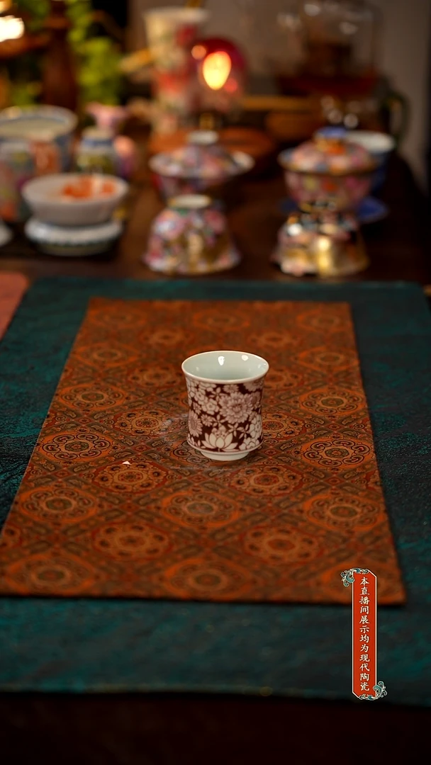 瓷片景德镇窑口茶器7627