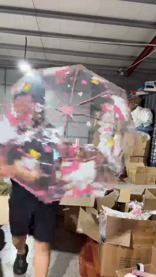 塑料凯蒂猫透明雨伞