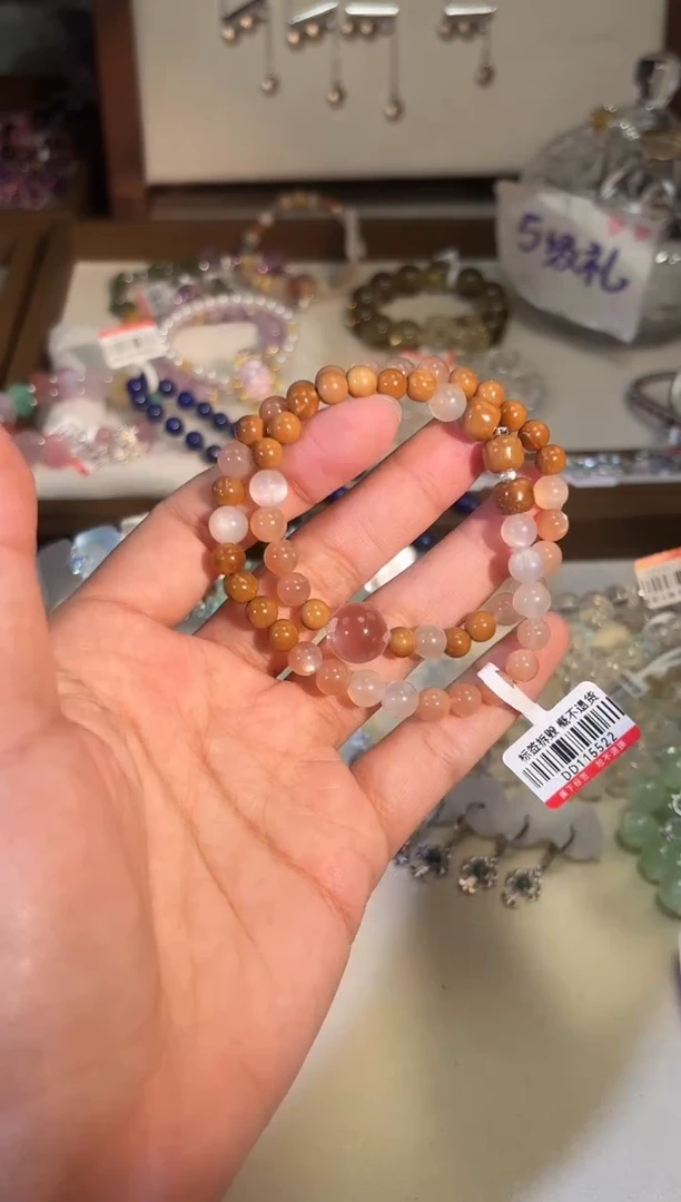 未镶嵌手串月光石g614多样性发货一件