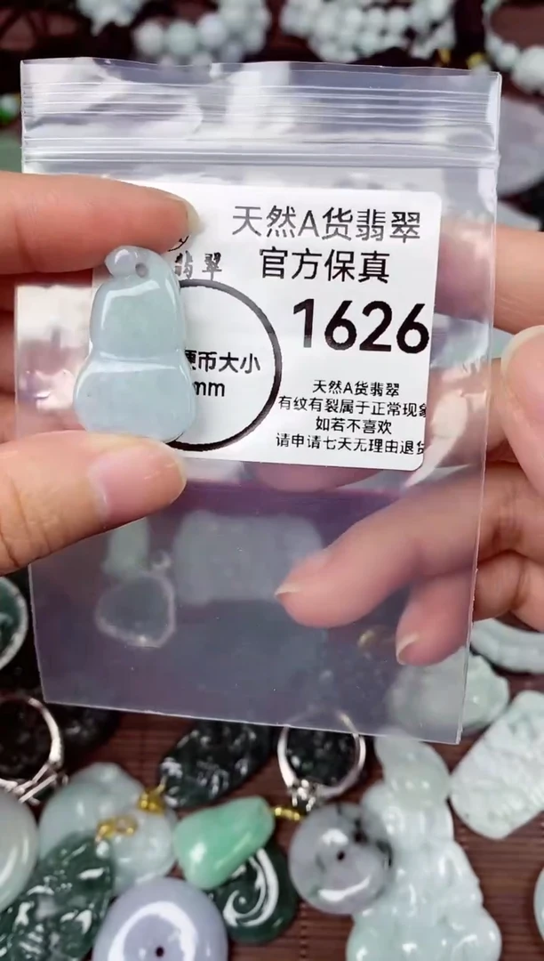 【闪购商品】翡翠颈饰未镶嵌天然A货翡翠1626