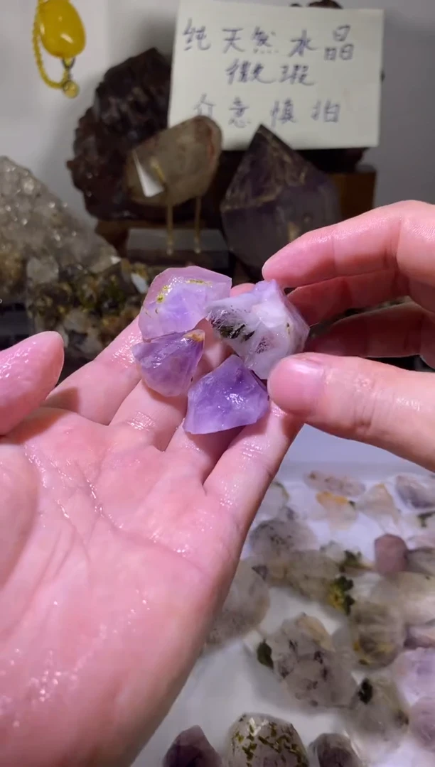 未镶嵌珠宝半成品水晶81号四川超七花园水晶
