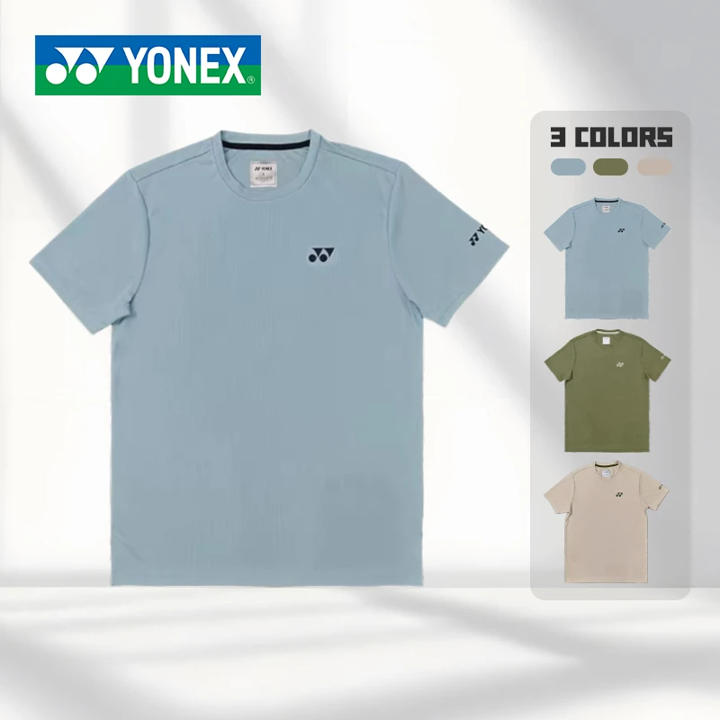 YONEX/尤尼克斯羽毛球服男女速干比赛训练短袖文化衫运动T恤2888