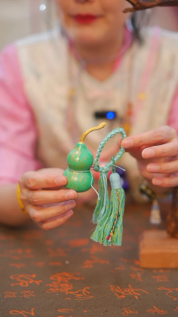 581非遗漆手艺工天然葫芦文玩福禄