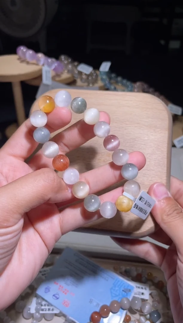未镶嵌手链水晶24号多样性发一AA10+