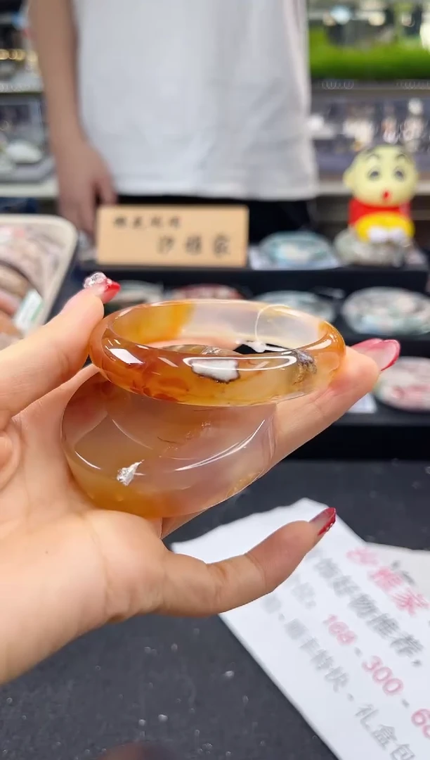 未镶嵌手镯石英质玉57-59圈口 （赠品镯心）3321006