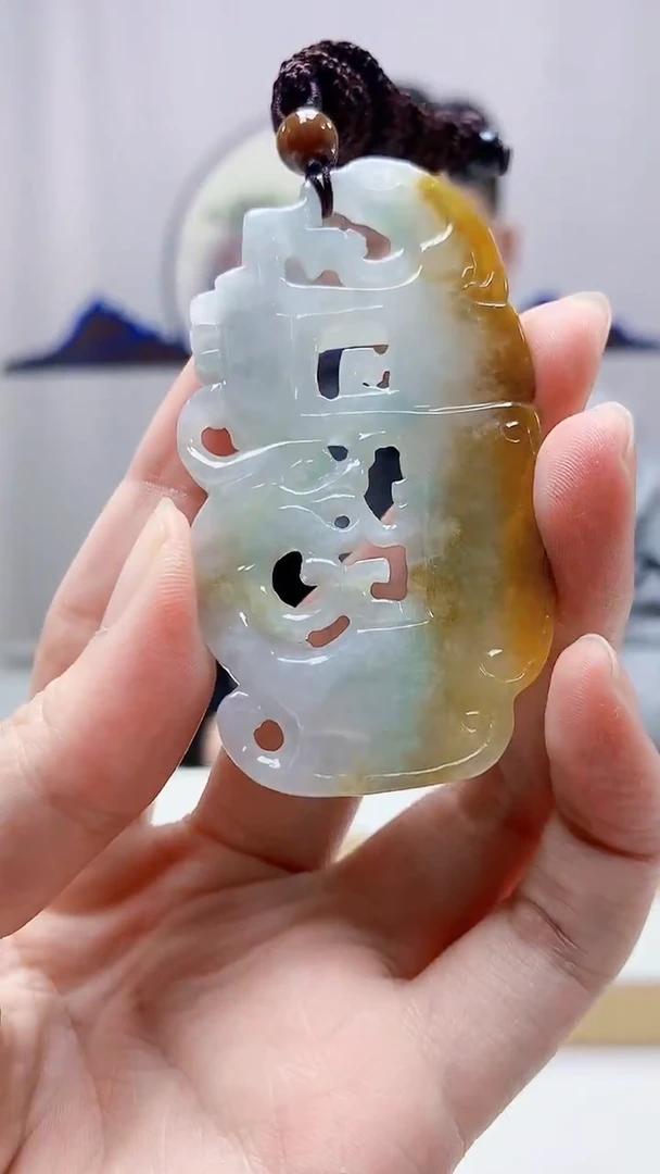 未镶嵌定制翡翠4917zm-毛货挂件120