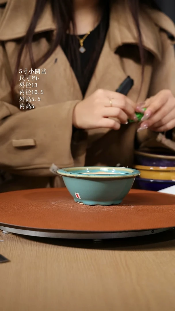 【石湾花盆】5寸小圆盆销量top-671