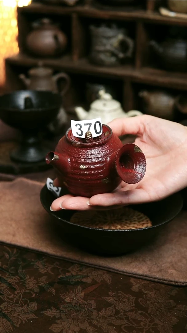 紫砂全手工侧把茶壶125毫升