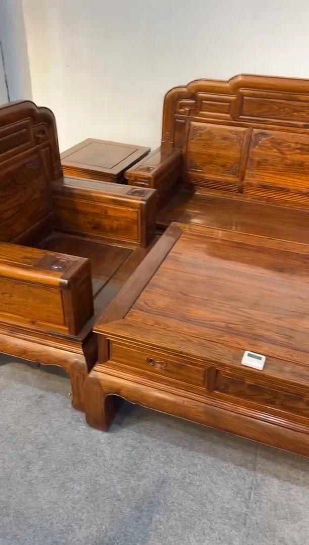 【闪购商品】花梨木类木雕沙发六件套