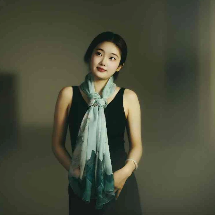 雪纺中式印花不掉色时尚长丝巾透气夏季户外遮阳空调房保暖百搭