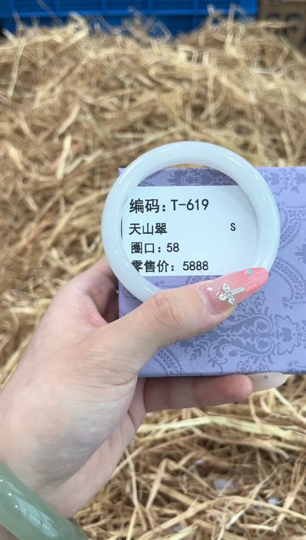 未镶嵌手镯石英质玉T-619