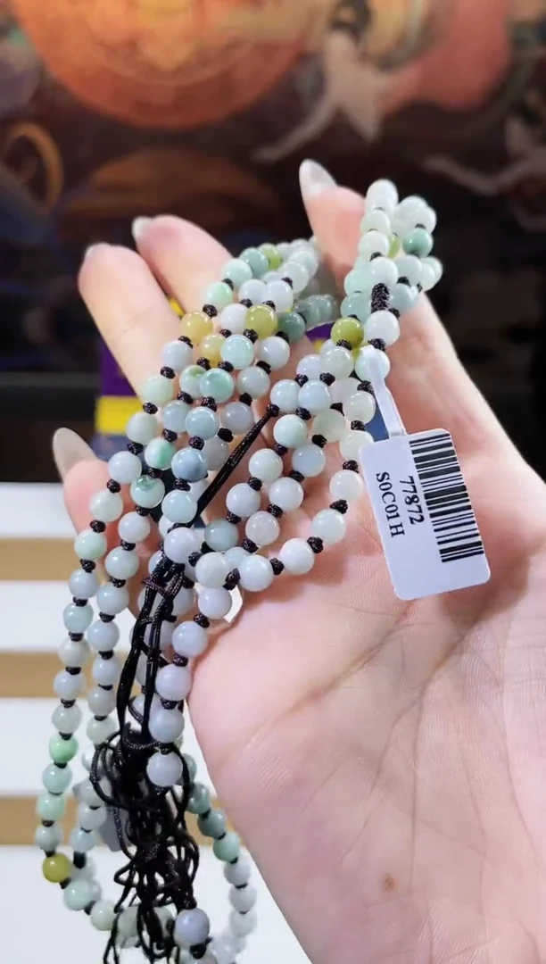 翡翠未镶嵌颈饰多样性发其一珠链4