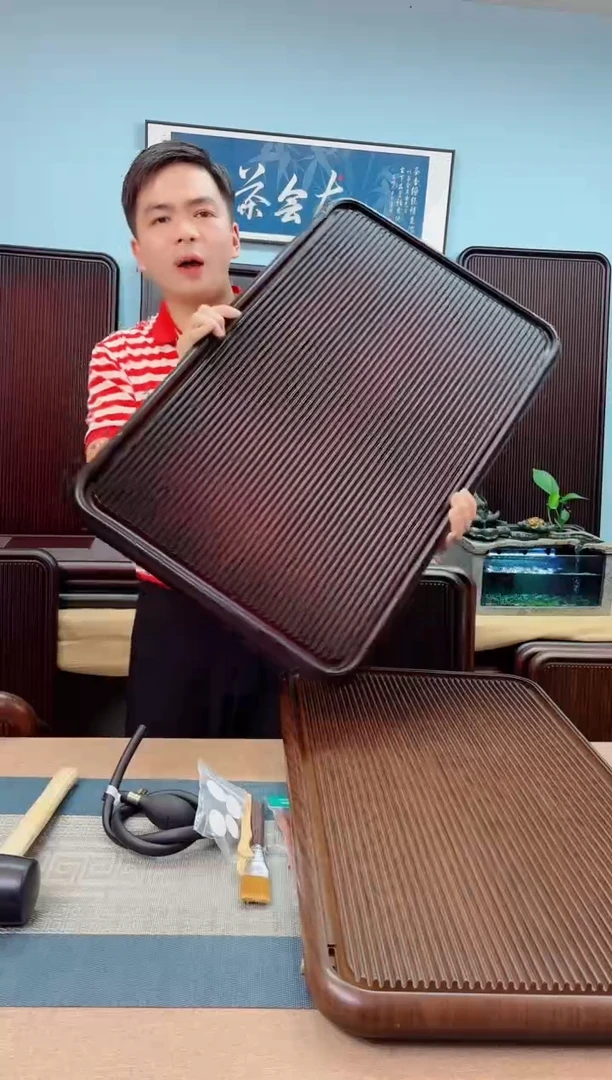 千川红色款式茶盘80*50*5