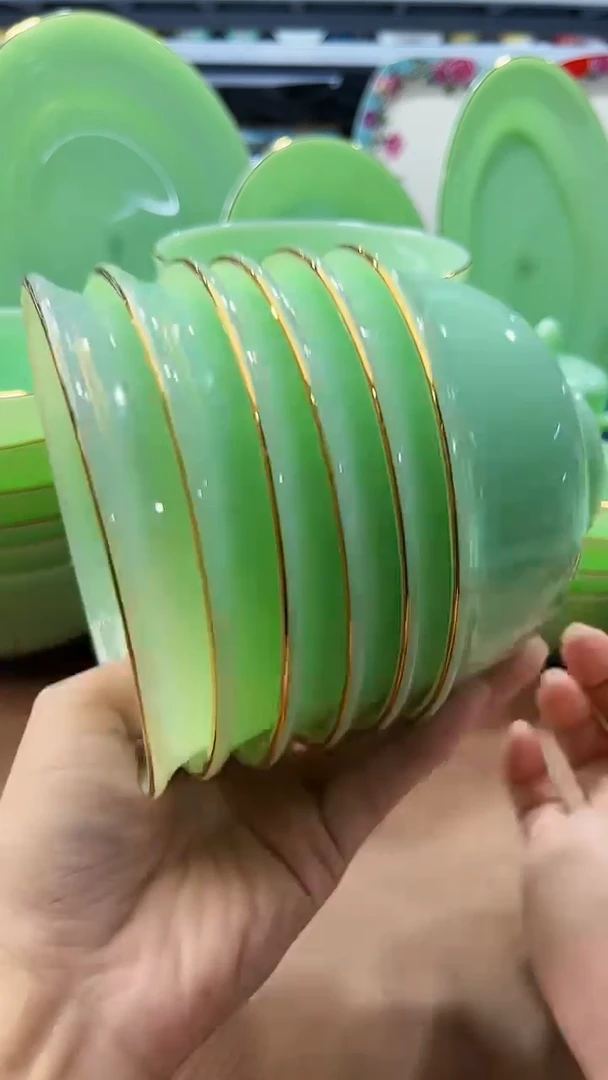 玉瓷4.5英寸饭碗6个景德镇餐具