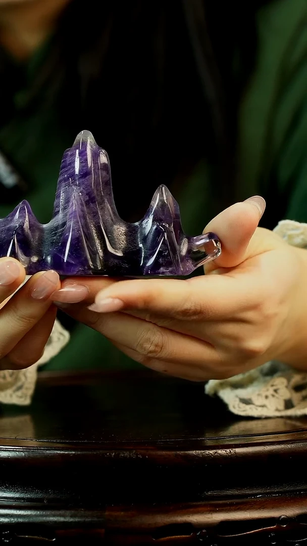 【闪购商品】铜紫水晶摆件 福源堂 M