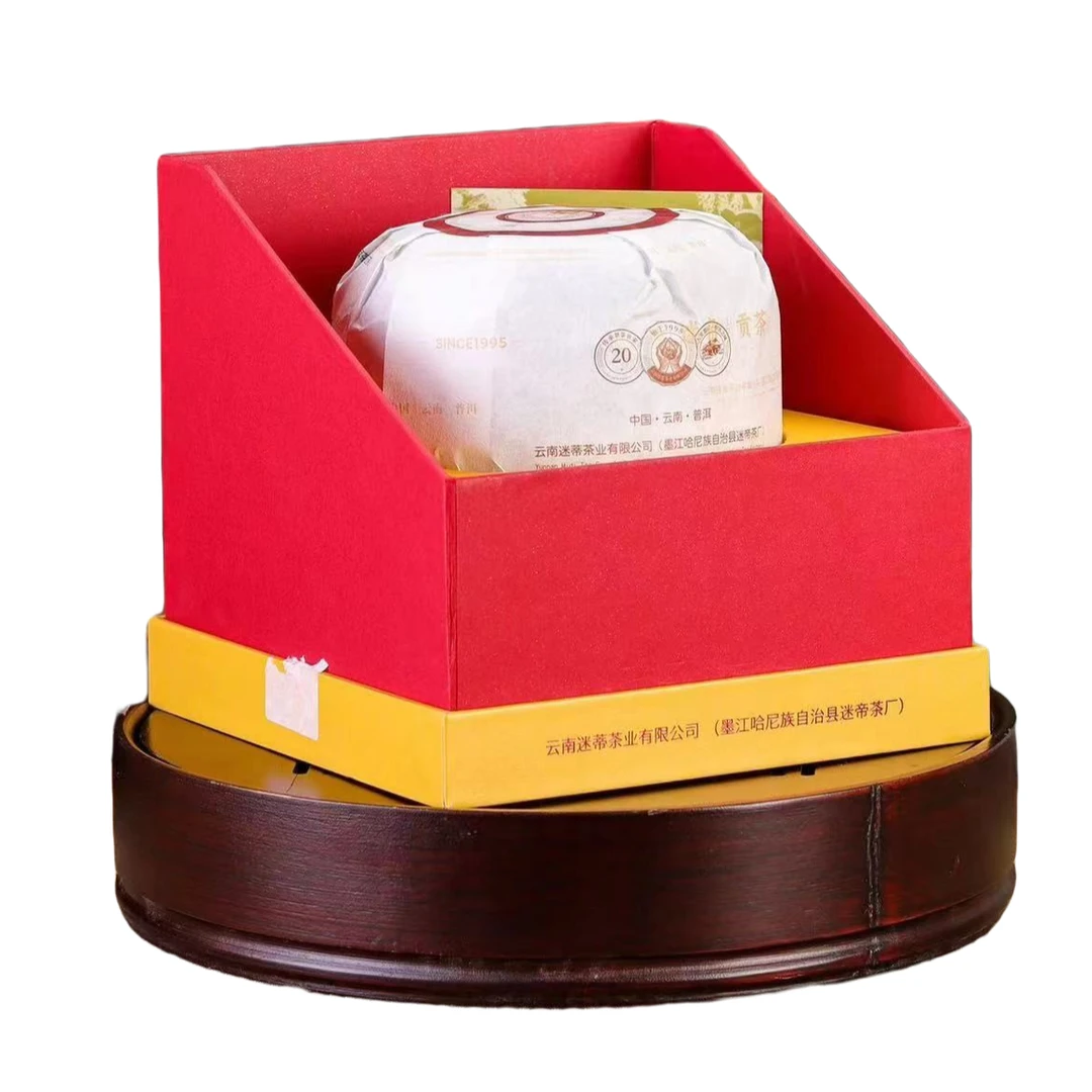 云南普洱茶迷帝贡瓜-迷帝古树纯料生茶888g