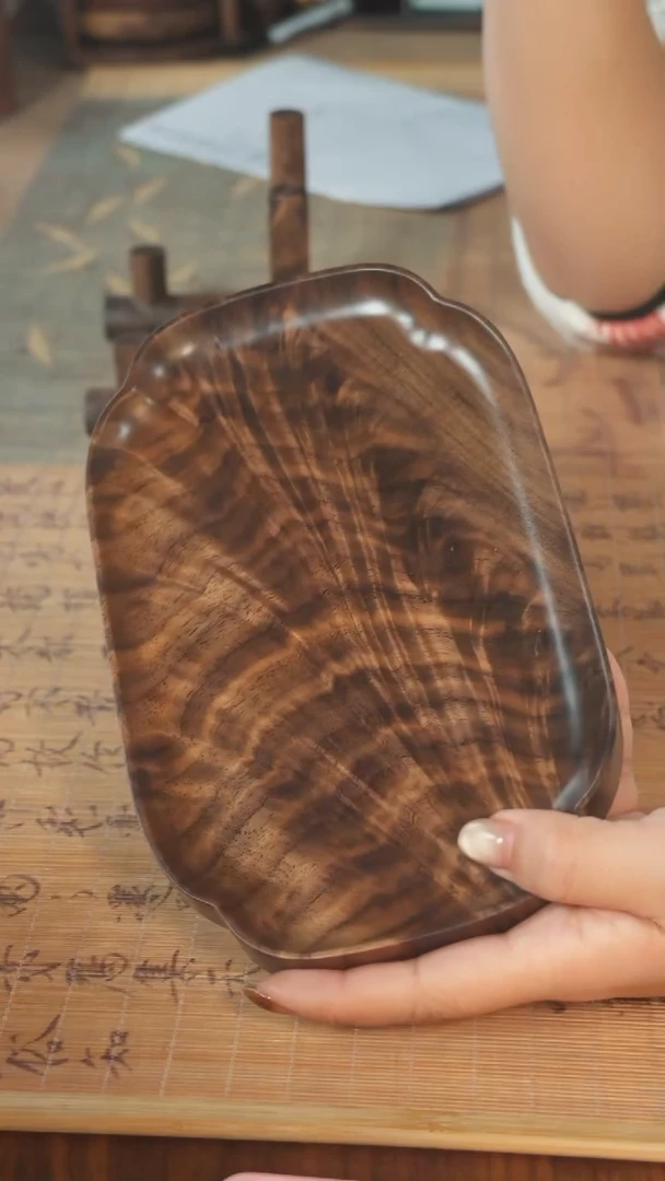 北美黑胡桃木茶盘467有烘干