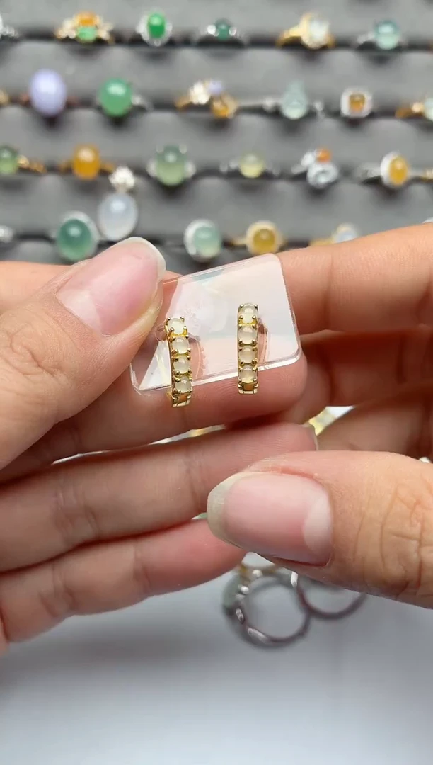 银S925镶嵌戒指翡翠.