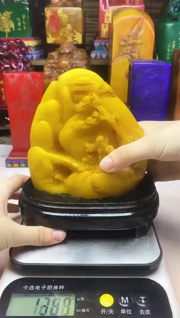 寿山石印石纯天然石料