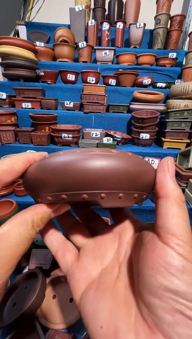 【闪购商品】紫砂紫砂花盆10*3