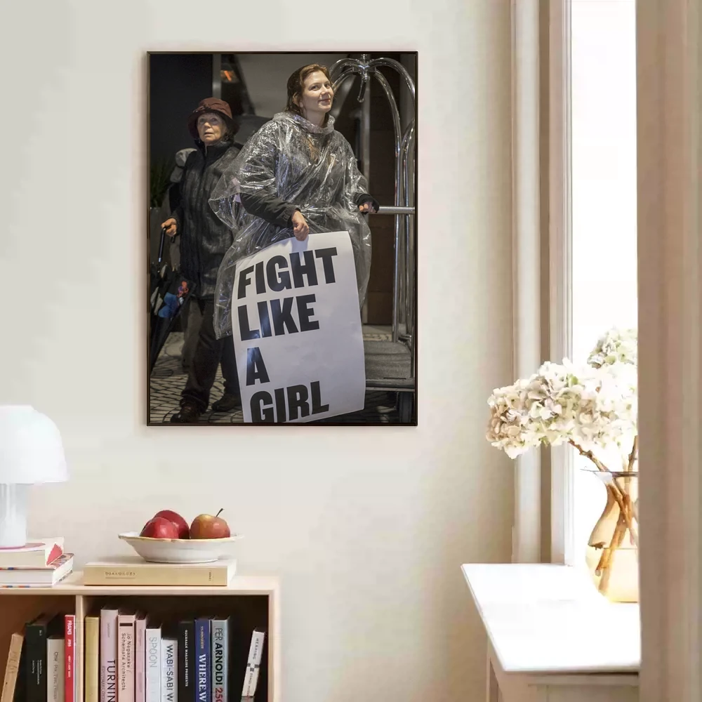 当代艺术女性主义 女权 Girl Power客餐厅工作室挂画装饰画墙壁画