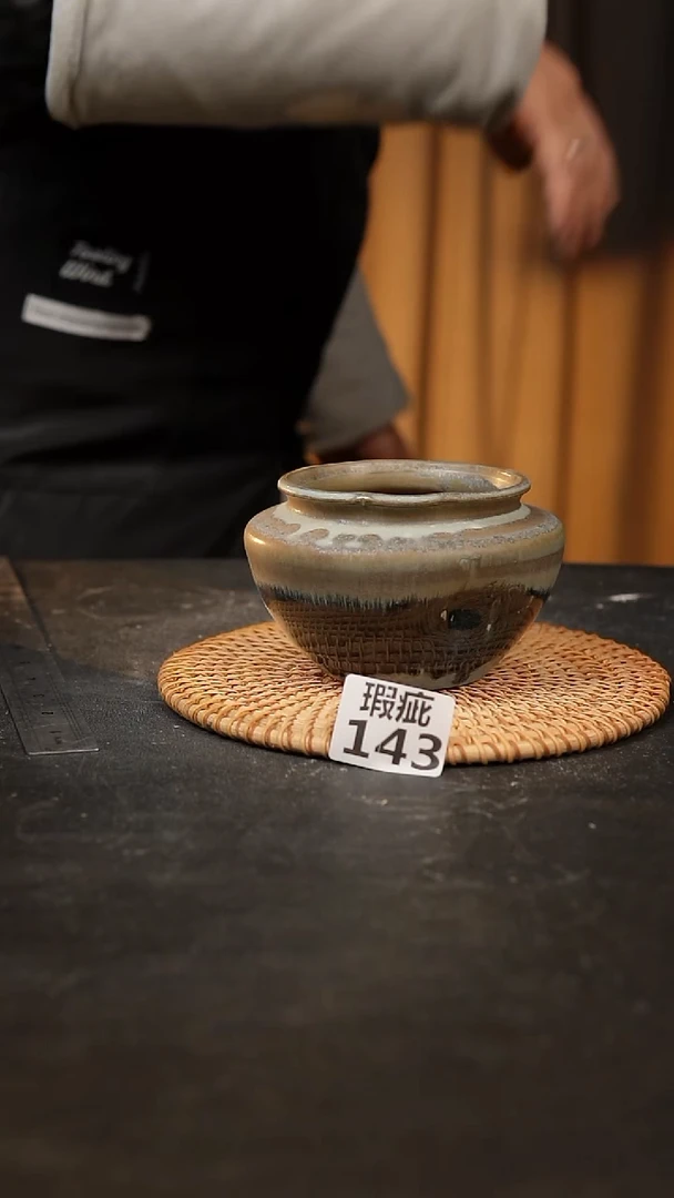 【闪购商品】瓷片143泥泥手工花盆