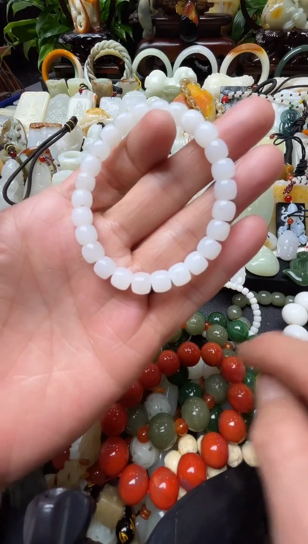 未镶嵌手串和田玉手串