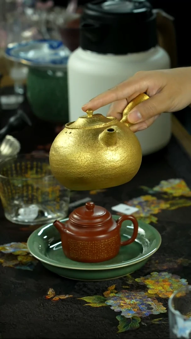 中秋国庆景德镇手绘瓷器