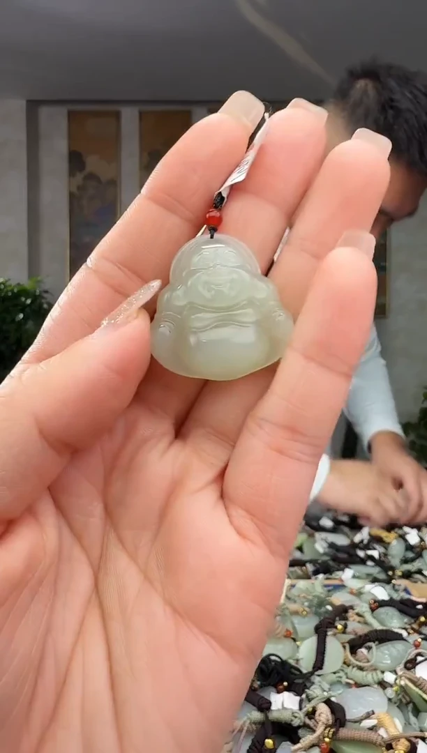 颈饰未镶嵌和田玉拍一发一多样性发货