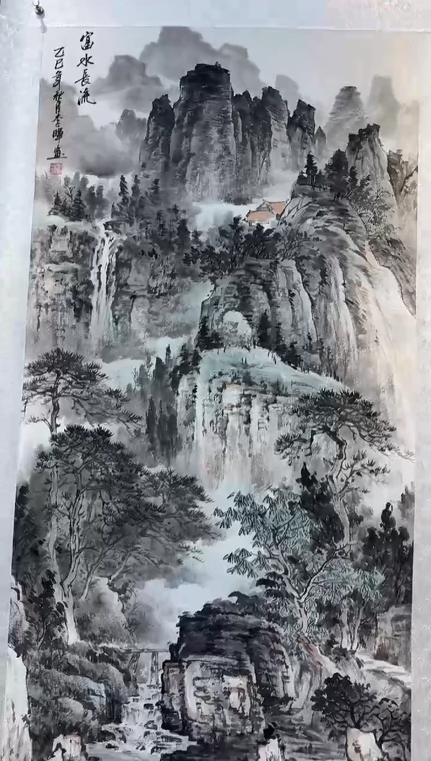 书法国画镜芯 富水