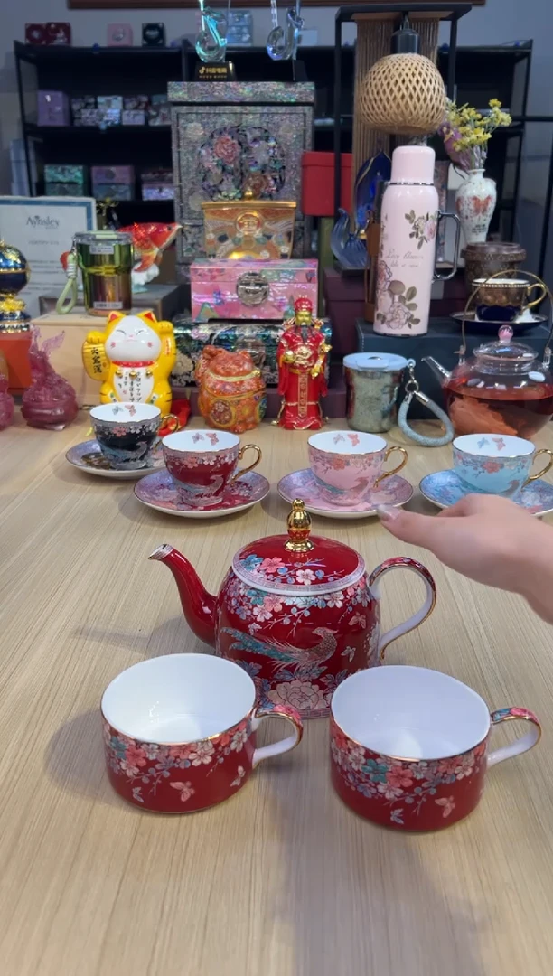 150灵羽和鸣子母壶-红色