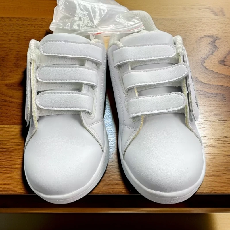 美家童鞋春夏男童板鞋白色百搭运动鞋轻便防滑宝宝鞋子 J1-3-066