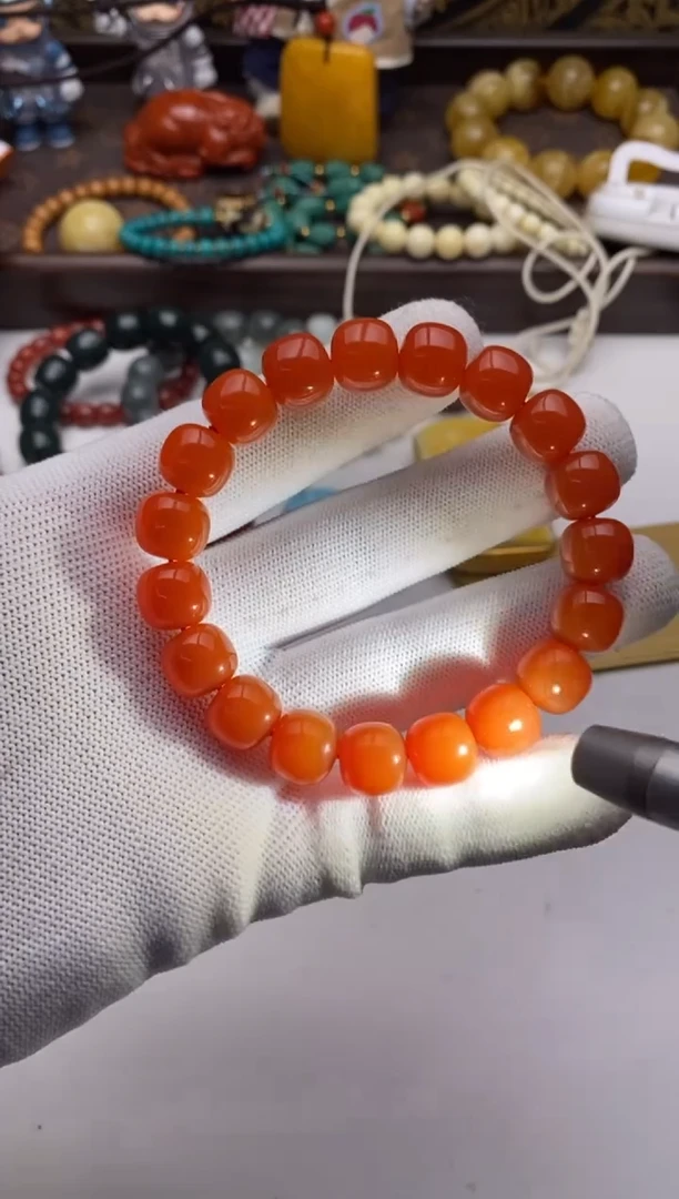 手串未镶嵌南红玛瑙南红手串单圈
