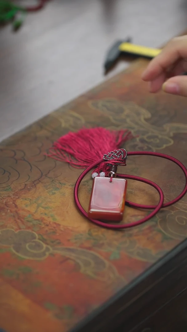 【闪购商品】玛瑙/玉髓吊坠未镶嵌战国红玛瑙