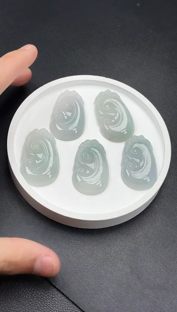 翡翠未镶嵌颈饰K666-801如意多样性发一件