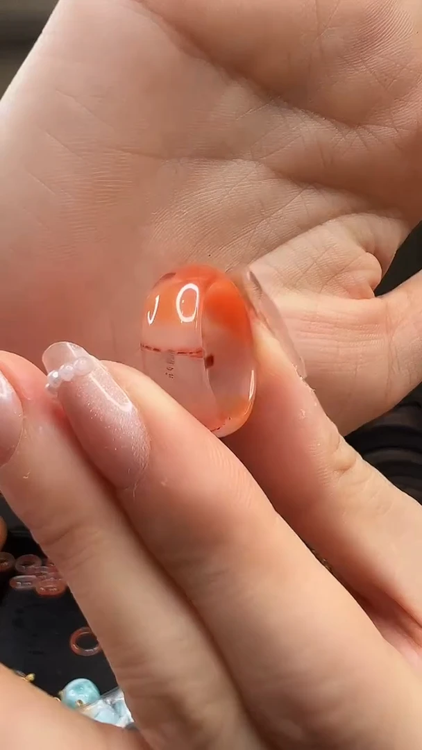 未镶嵌戒圈南红玛瑙15#