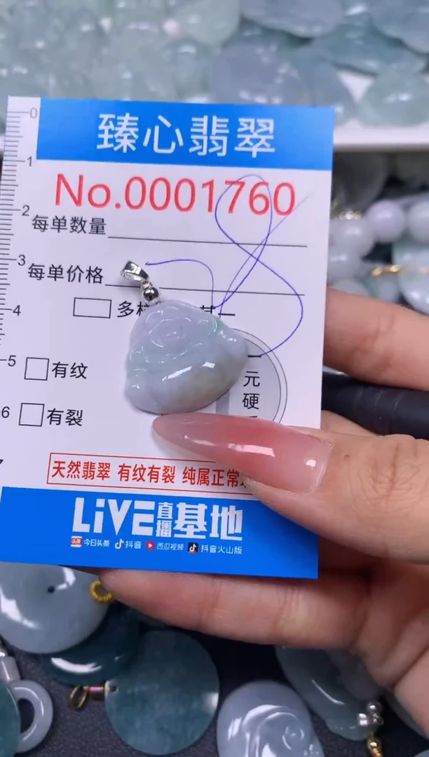 【闪购商品】翡翠颈饰未镶嵌含绳0001760