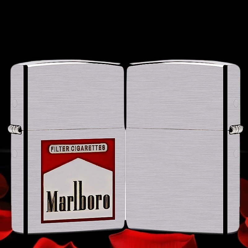 ZIPPO/之宝红色【万宝路】正品煤油打火机KF-DF