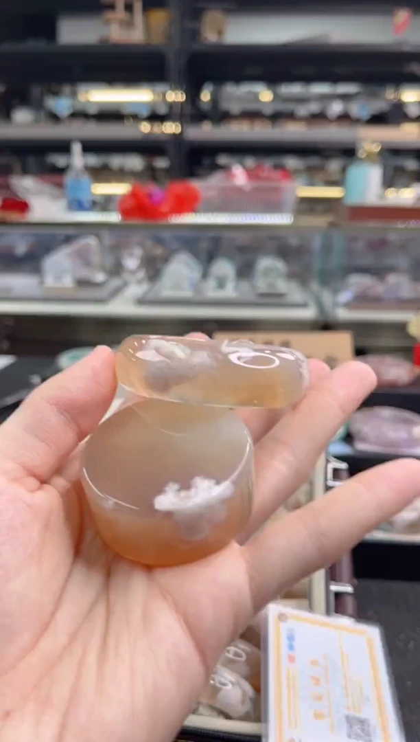 石英质玉手镯未镶嵌52圈口 （赠品镯心）3283677