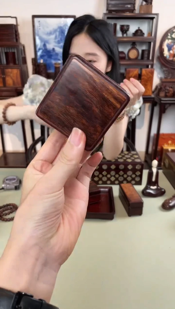 紫檀木类成套家具紫檀嵌花梨盒子