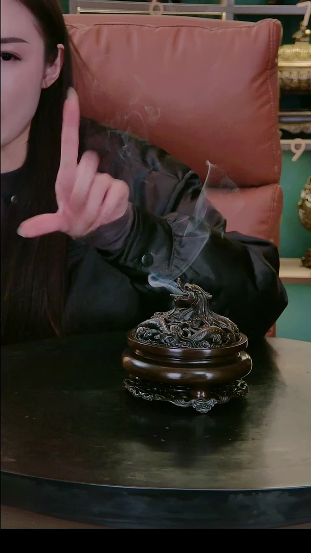 铜紫铜龙腾四海家具摆件