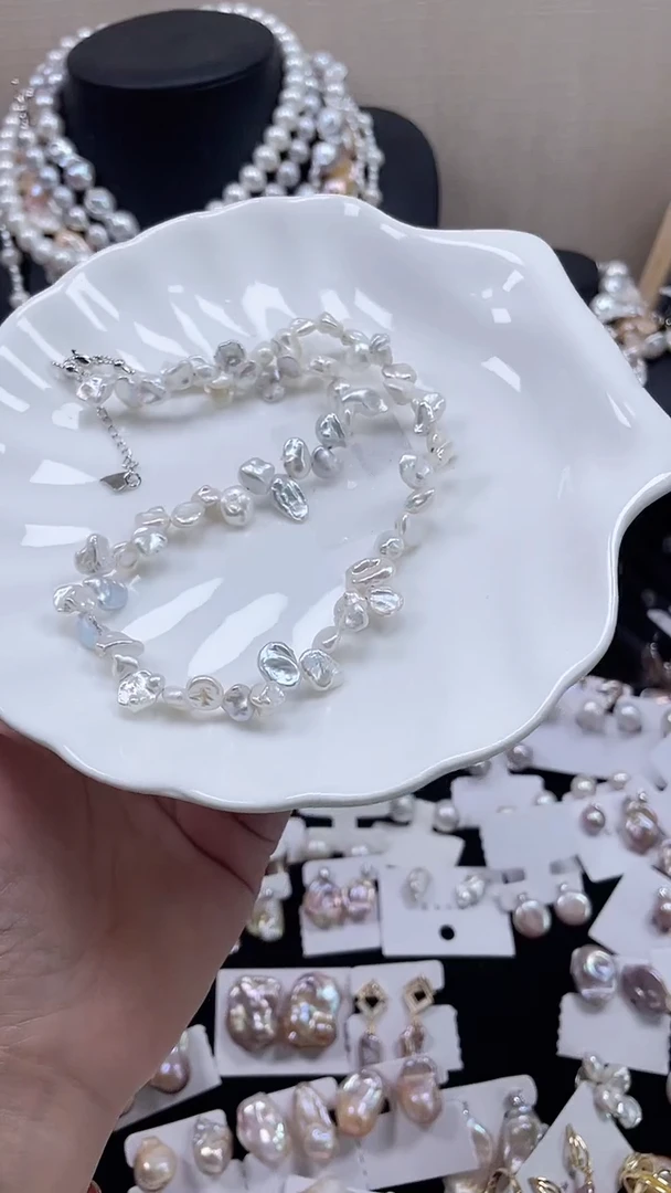 未镶嵌项链淡水珍珠【纯恬饰品】