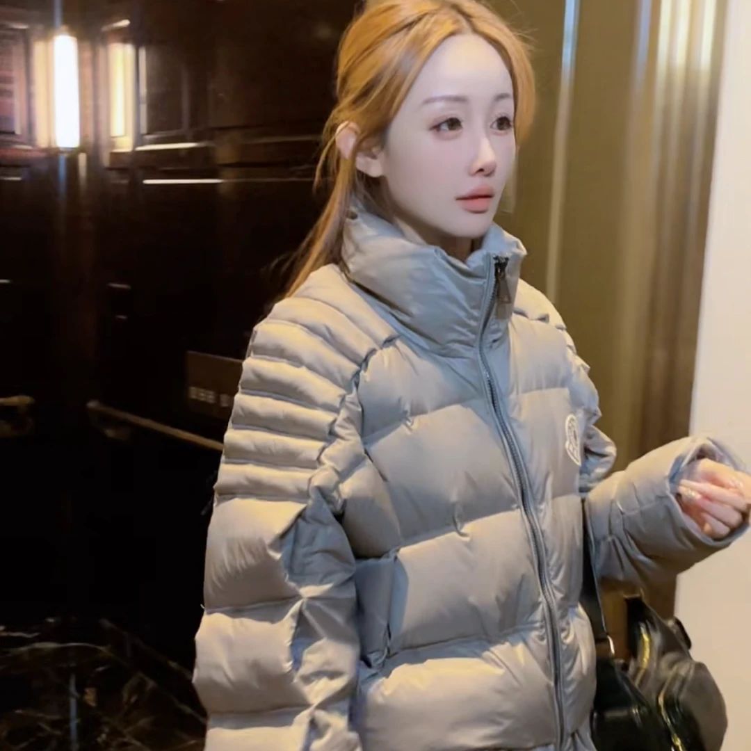 联名款梦幻楼梯25欧式风徽章字母阶梯绗缝绒外套 A8080【PG】