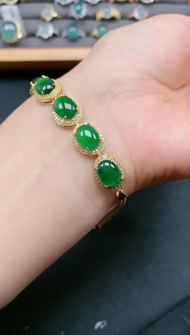 翡翠戒指银S925镶嵌11111111