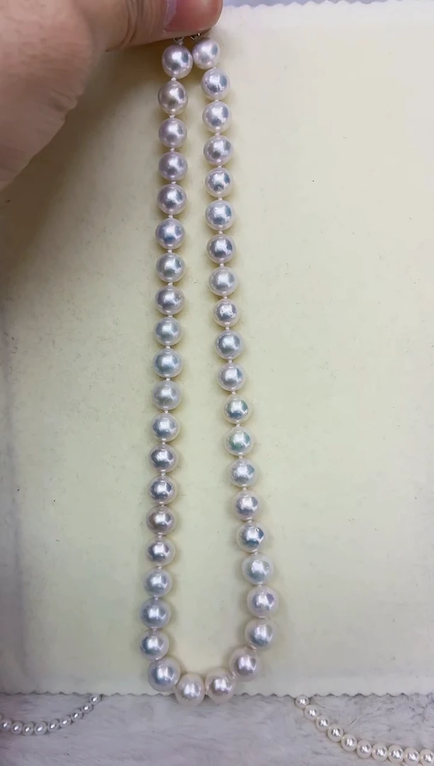 未镶嵌DA淡水珍珠【亏本】曼塔串链9-11 y1079