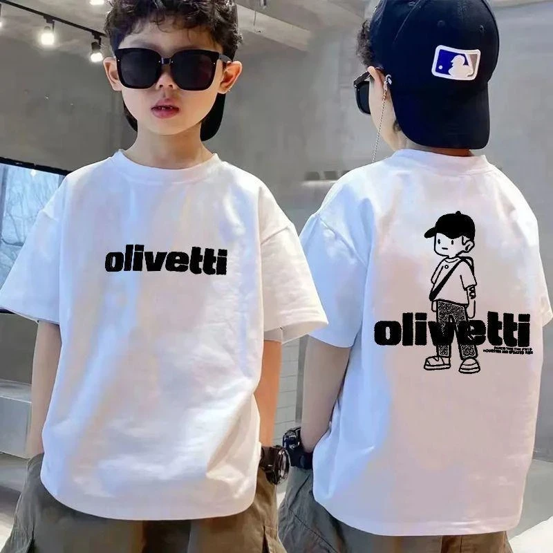 【100%纯棉】男童纯棉短袖T恤上衣夏季中大童夏款男孩半袖宽松潮流