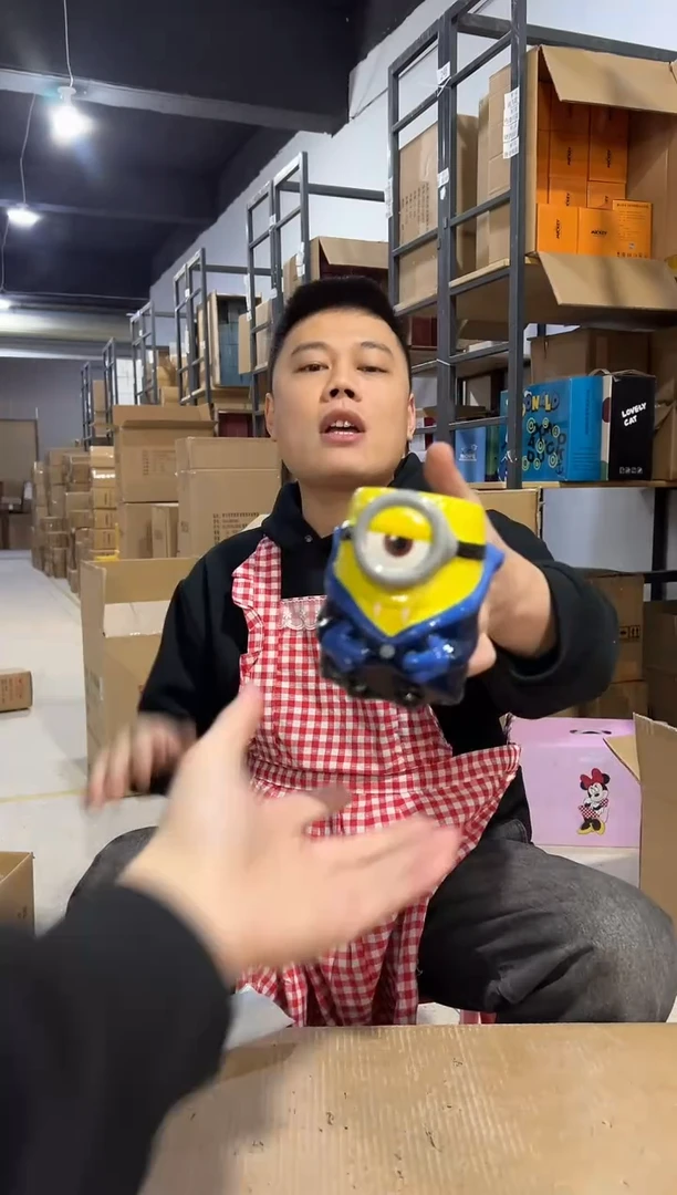 【闪购商品】杯万圣节小黄人水杯冰裂不能喝