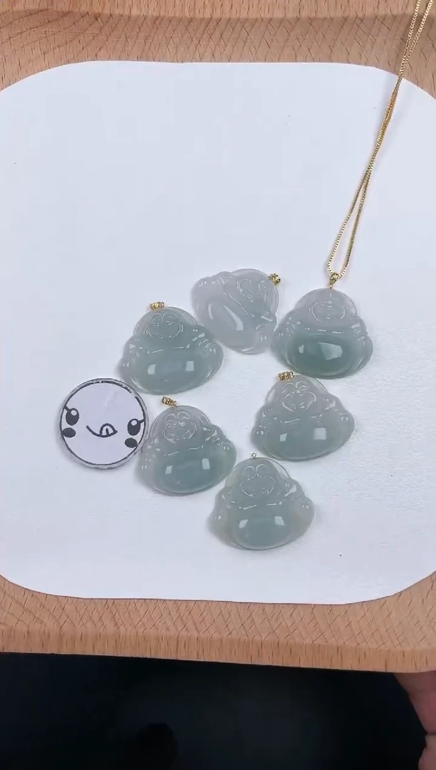 翡翠未镶嵌吊坠(不含链)LA006翡翠冰小佛（多样性发其一）