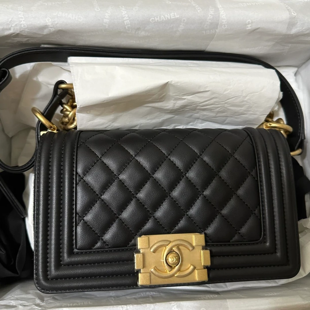 99新 Chanel/香奈儿 6729|香奈儿leboy小号芯片斜挎包|香奈儿